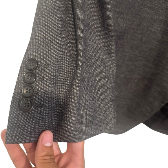 Canali Blazer Mens 54 Tweed Sport Coat Wool Cashmere Italy Harry Rosen Jacket - Picture 13 of 16